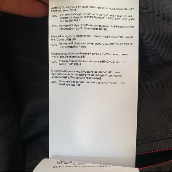 Hugo Boss Migor Overcoat Black Wool Dressy Pea Coat Jacket $445 NEW Size 48 R - Picture 10 of 11